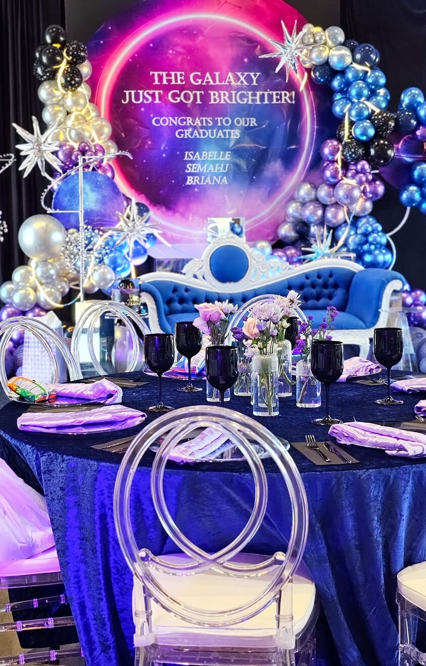 Galaxy Graduation Celebration by Gigi Backdrops