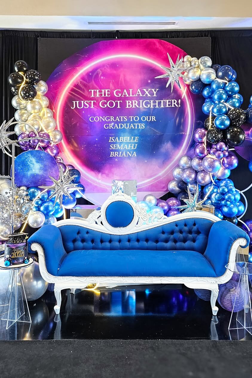 Galaxy Graduation Celebration by Gigi Backdrops