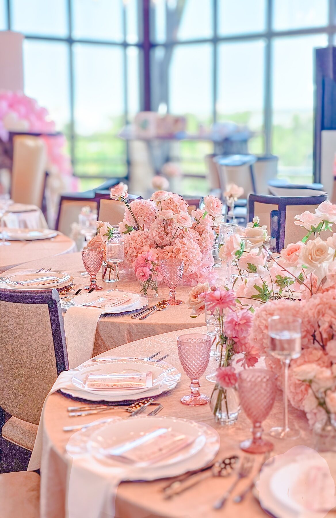 Blush Pink Baby Shower by Gigi Backdrops